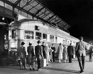 Embarcando en el California Zephyr